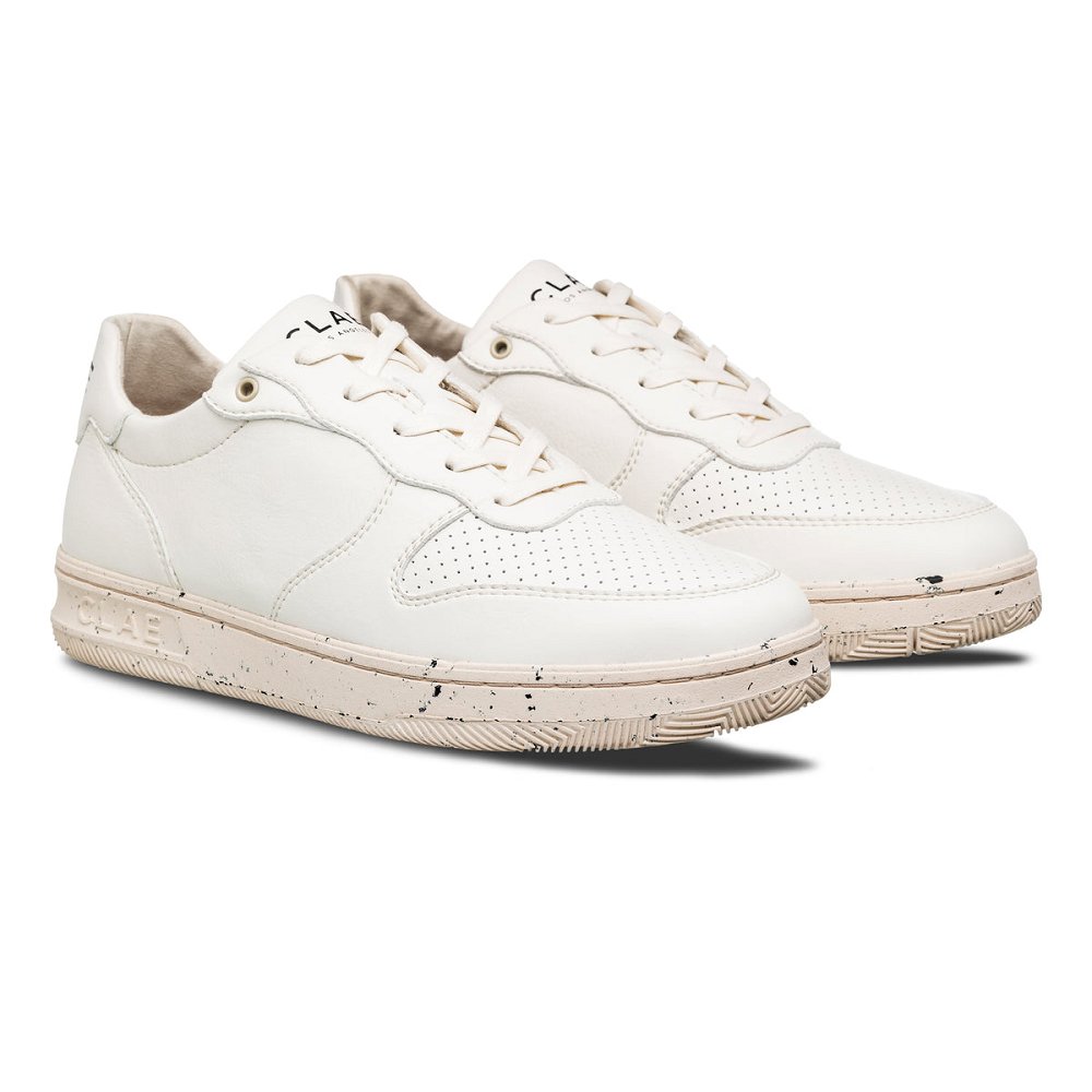 CLAE MALONE VEGAN Shoes Mens USA702-I83 In Off White Vegan Chips